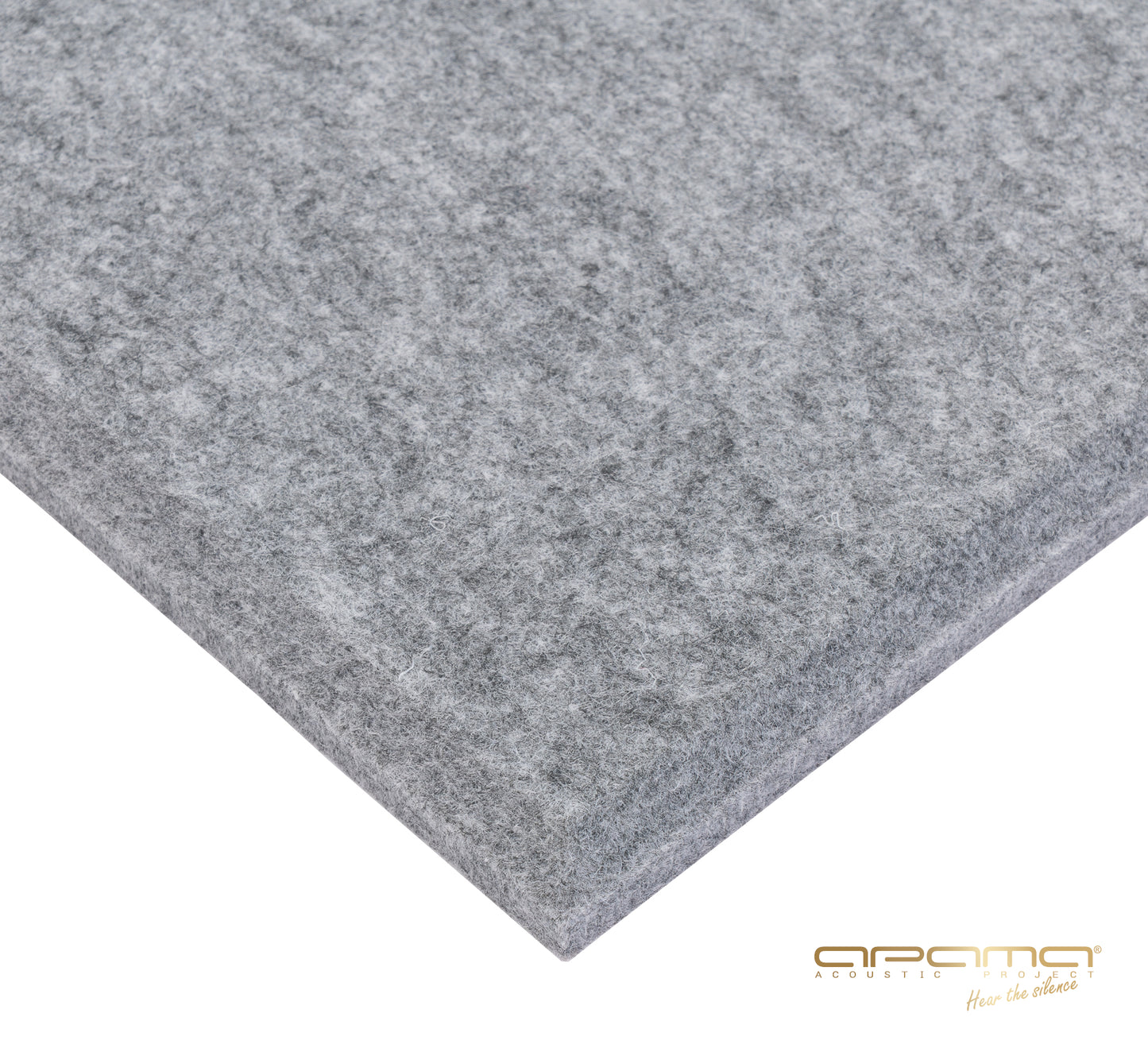 Akustický panel Akustický plstěný panel opěrka hlavy kancelář NEZAPALOVATELNÝ 25x25 cm 1,2 cm ŠEDÝ atest APAfelt PS FELT GREY