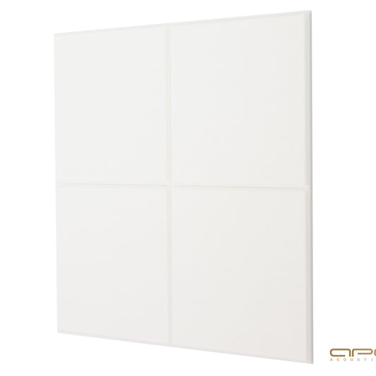Akustický panel Akustický plstěný panel opěrka hlavy kancelář NEZAPALOVATELNÝ 25x25 cm 1,2 cm BÍLÁ atest APAfelt PS FELT WHITE
