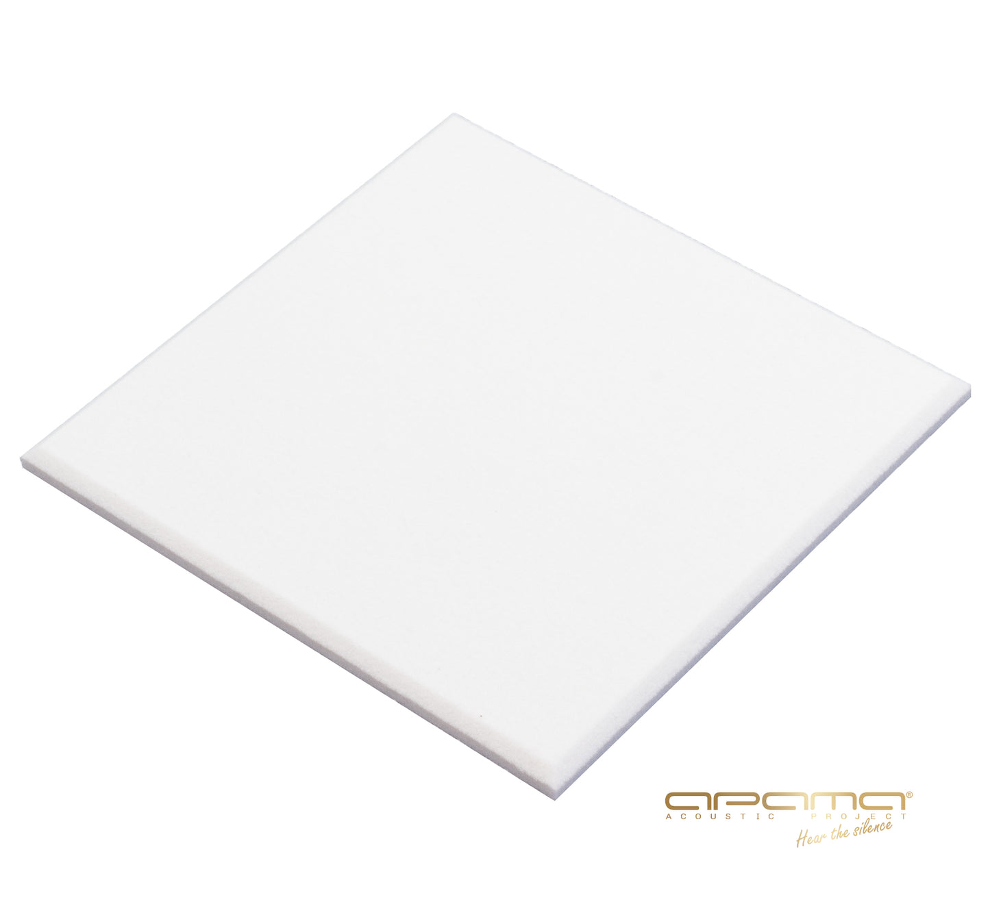 Akustický panel Akustický plstěný panel opěrka hlavy kancelář NEZAPALOVATELNÝ 25x25 cm 1,2 cm BÍLÁ atest APAfelt PS FELT WHITE